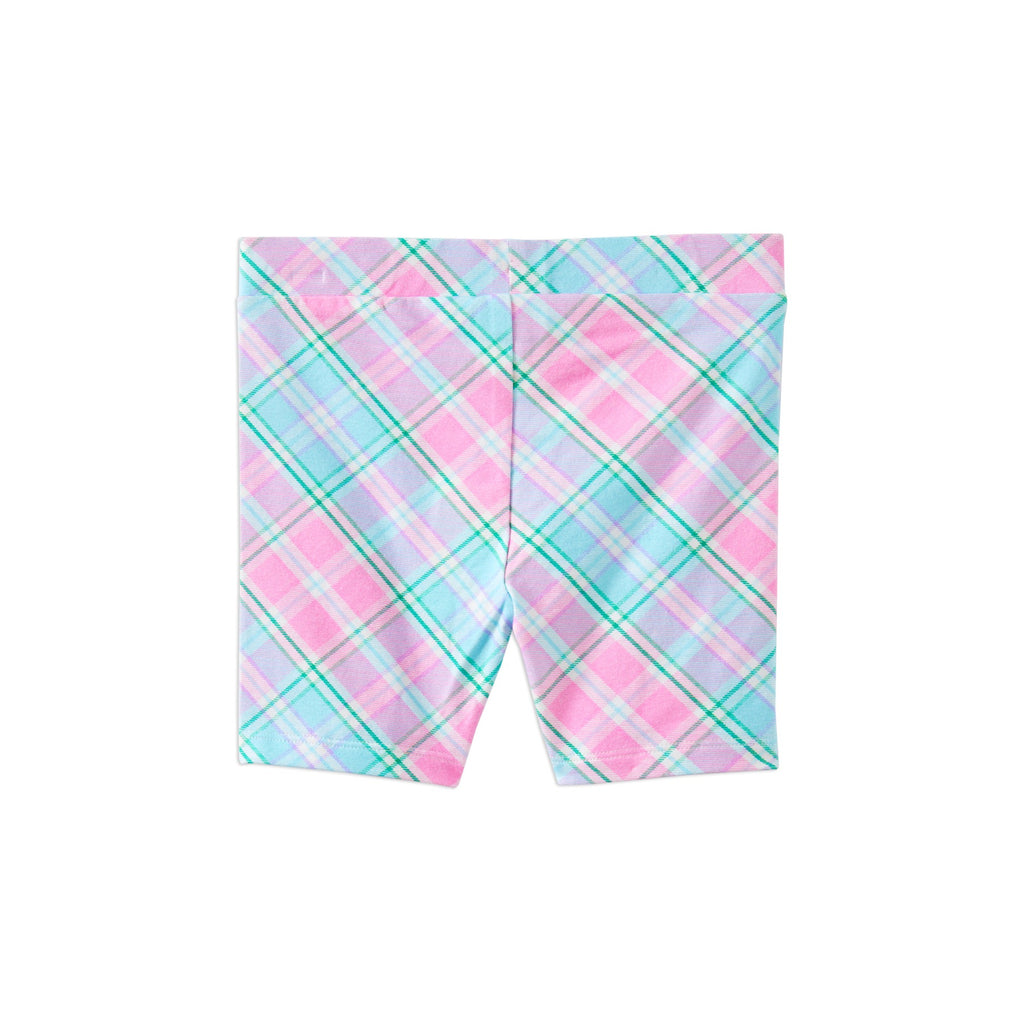 PRE-ORDER - Brightside Plaid Bike Short