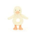 Jellycat Bashful Duckling Ring Rattle