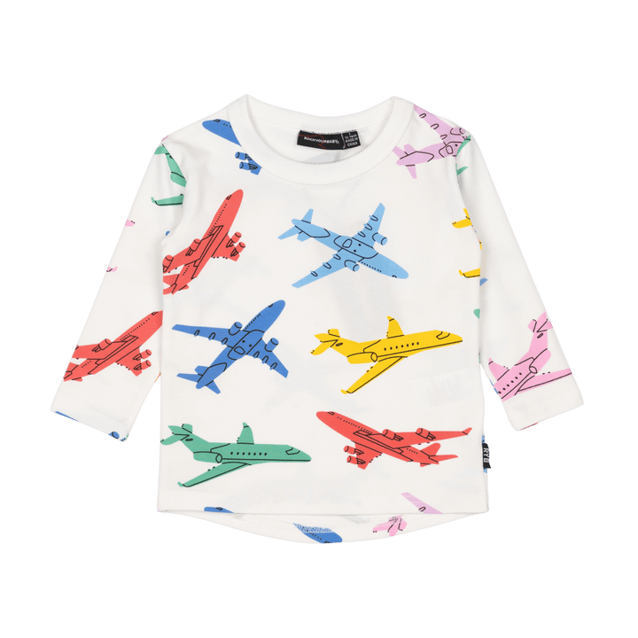 Rock Your Baby Baby T-Shirt - Big Jet Plane