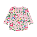 Rock Your Baby Pink Garden Baby Long Sleeve T-Shirt