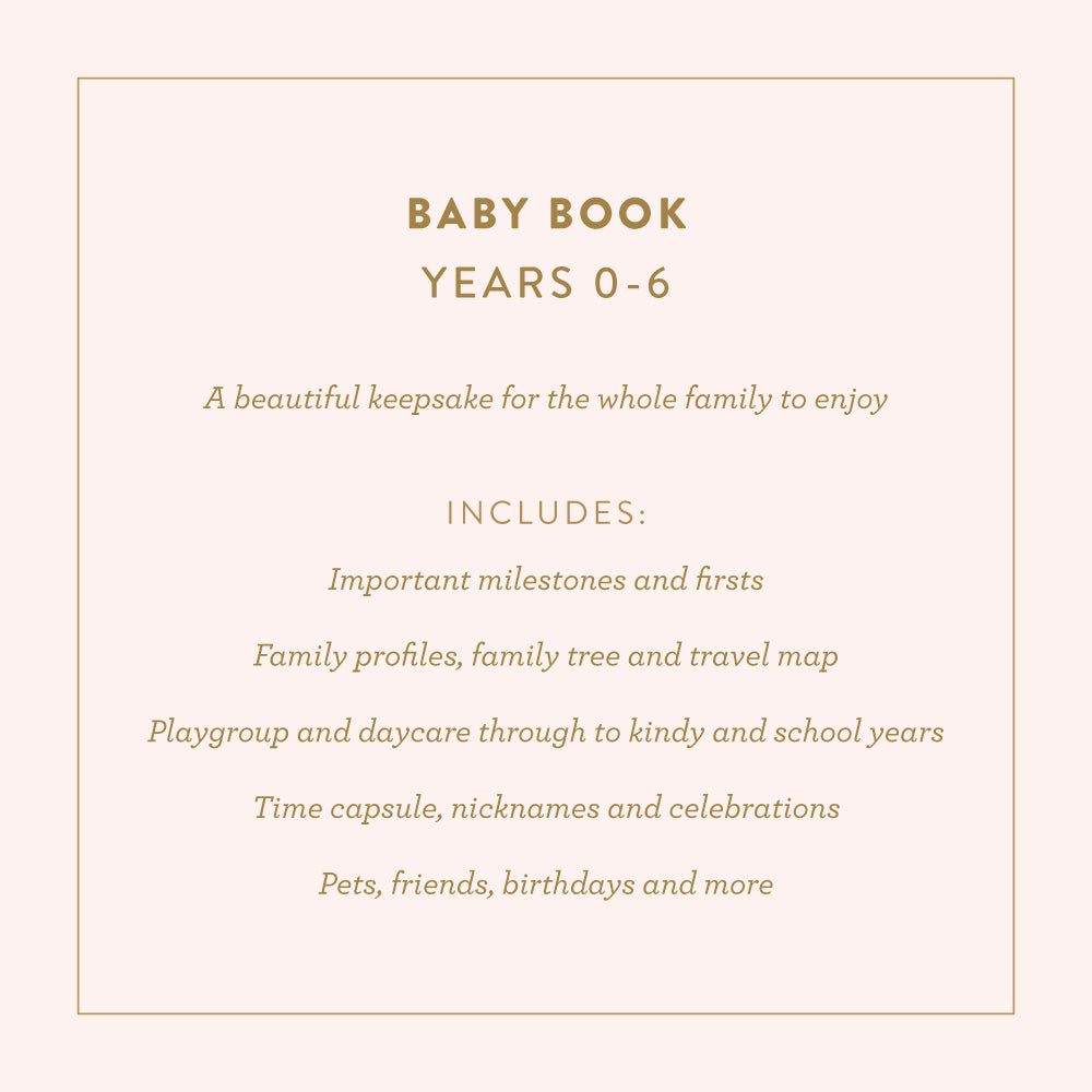 Fox & Fallow Baby Book - Biscuit (Boxed)