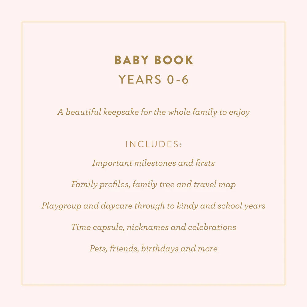 Fox & Fallow Mini Baby Book Oatmeal Boxed