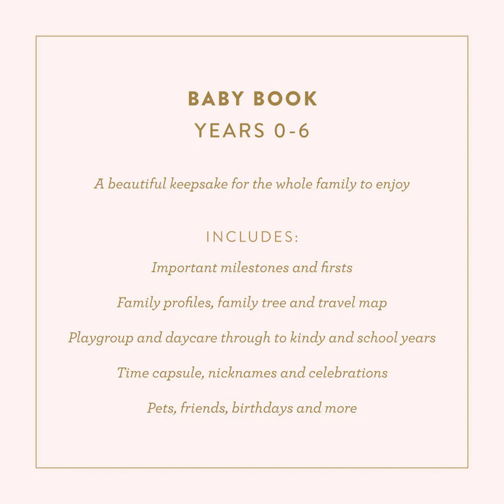 Fox & Fallow Mini Baby Book Oatmeal Boxed