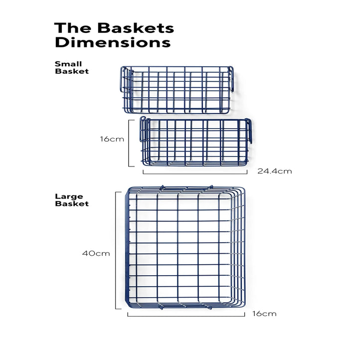 Mustard Made The Baskets - Navy