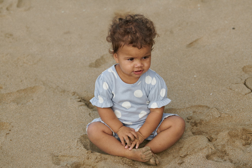 Nature Baby Bubbles Suit - Flossie Polka Dot Print
