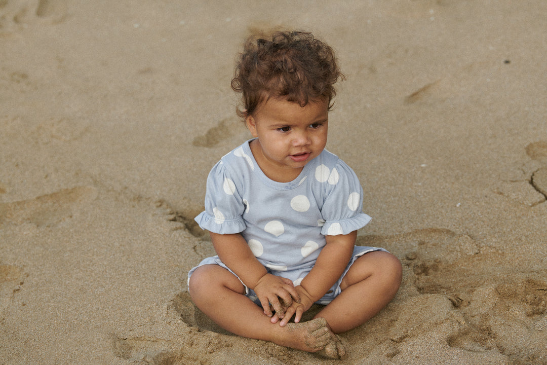 Nature Baby Bubbles Suit - Flossie Polka Dot Print
