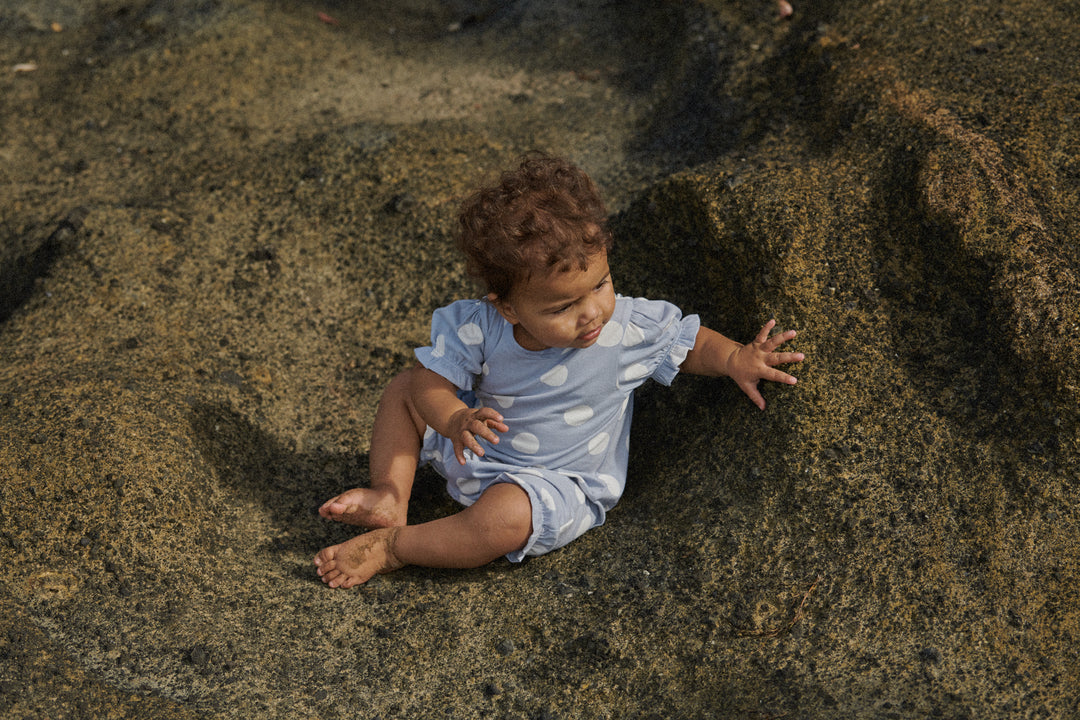 Nature Baby Bubbles Suit - Flossie Polka Dot Print