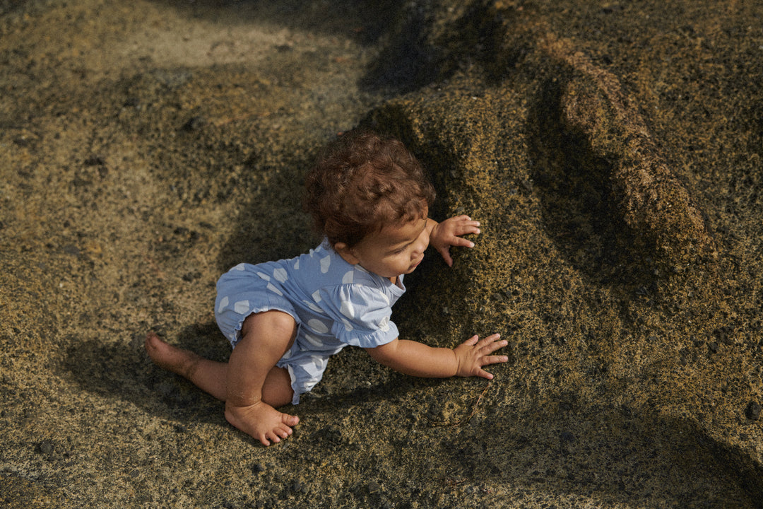 Nature Baby Bubbles Suit - Flossie Polka Dot Print