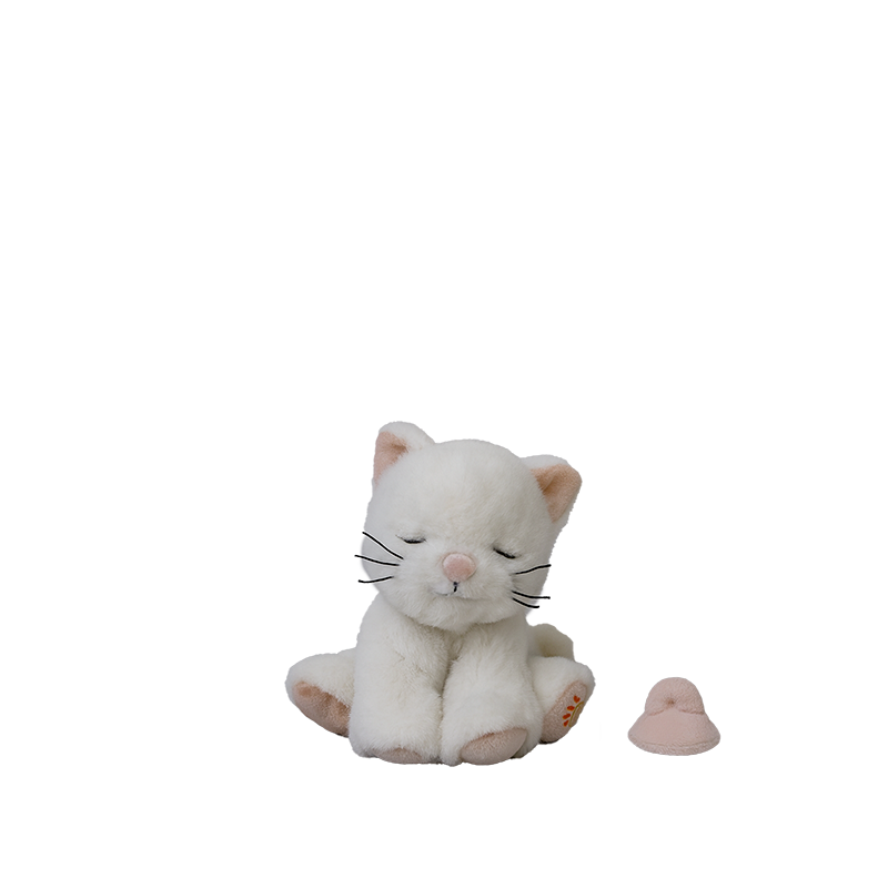 PRE-ORDER Binky Kitten Kiki White