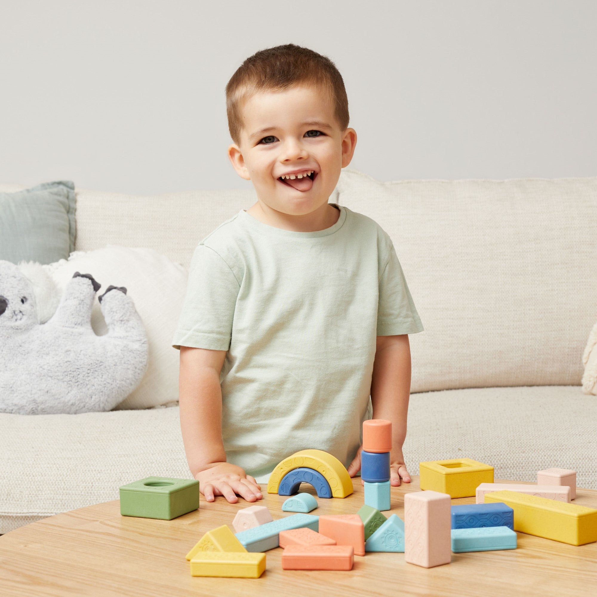 Rattle and Stack Blocks - Deluxe | 24 Pack