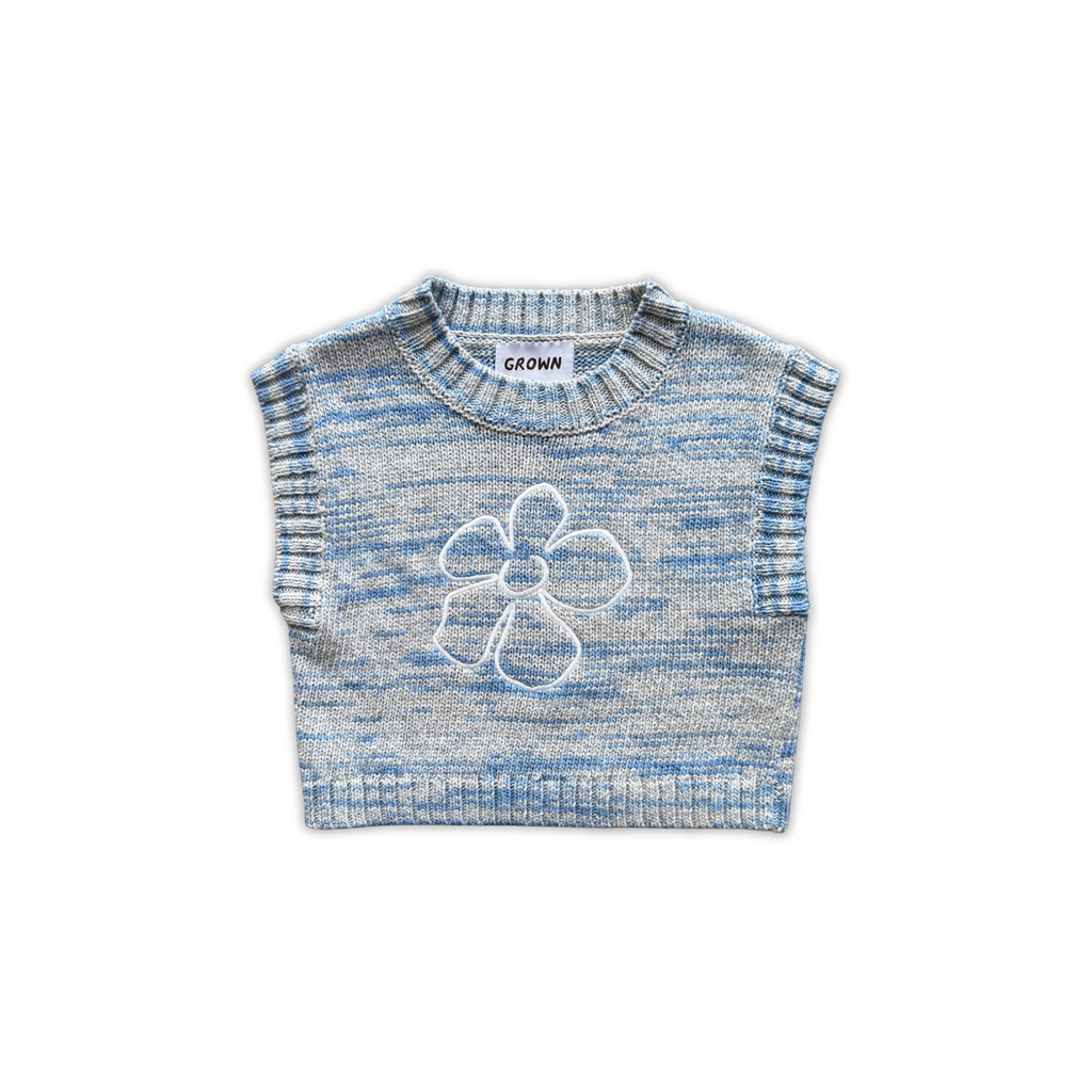 Organic Space Dye Knit Vest