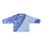 Organic Knitted Tie Dye Longsleeve Tee - Pacific