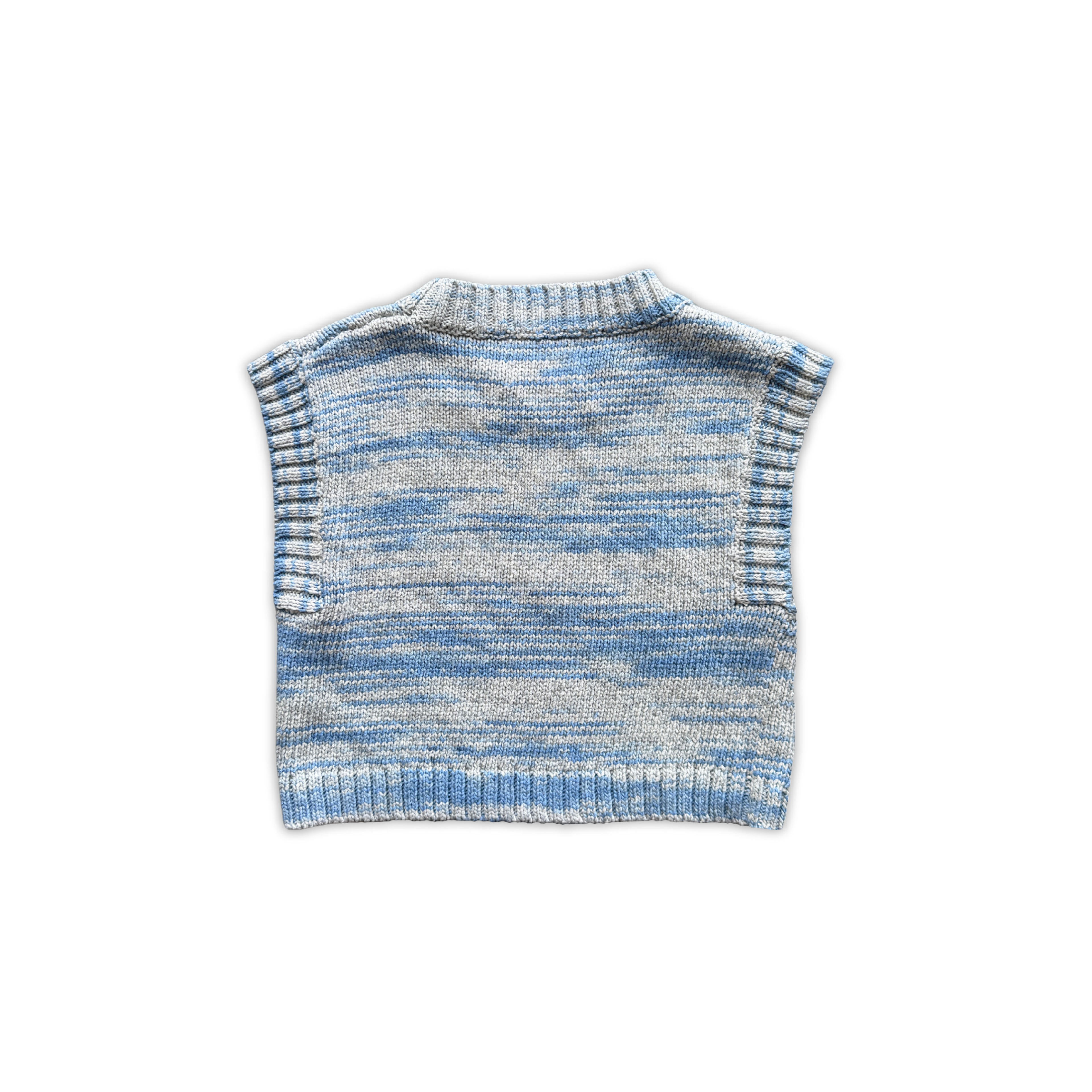 Organic Space Dye Knit Vest