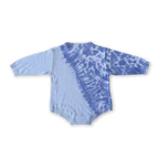 Organic Tie Dye Knit Romper - Pacific