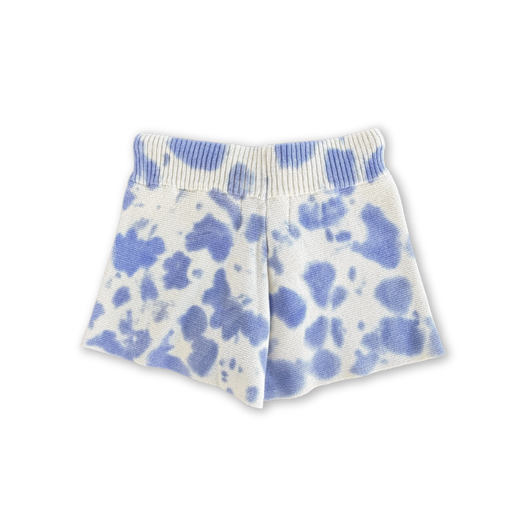 Organic Tie Dye Milano Shorts - Pacific