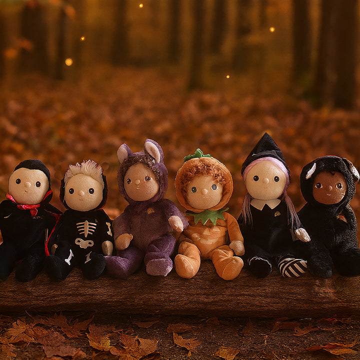 Olli Ella Dinky Dinkum Doll Scully Skeleton Black