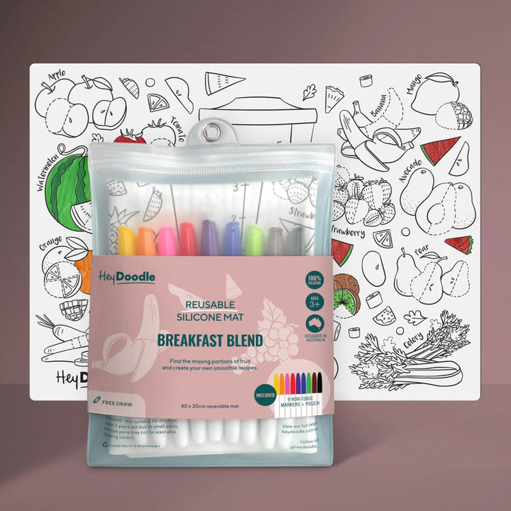 Hey Doodle Mat - Breakfast Blend | DRW