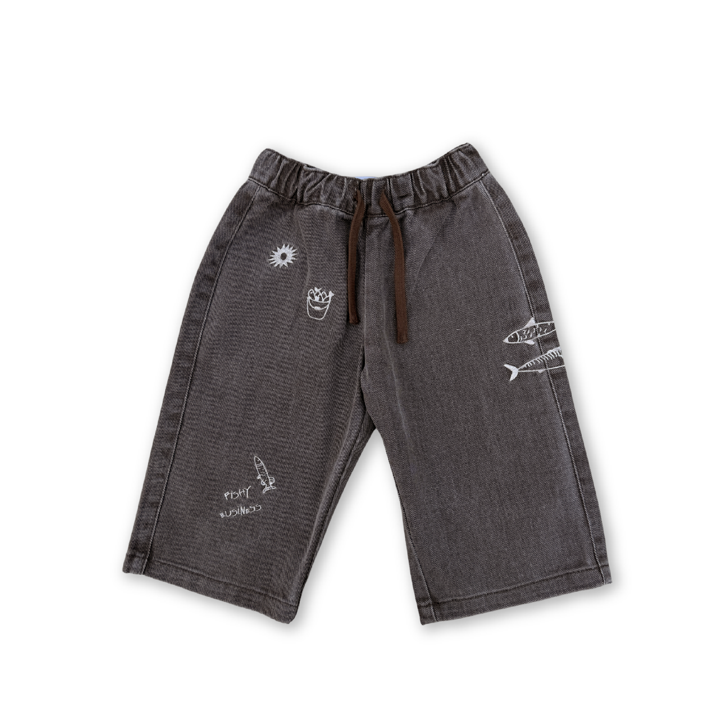 Fishy Business Denim Jeans - Ash