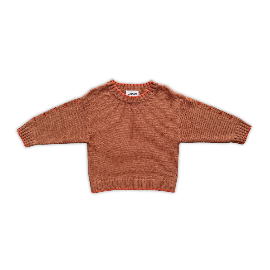 Organic Starlight Knit Pull Over - Earth