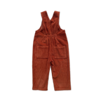 Organic Cord Overalls - Brick
