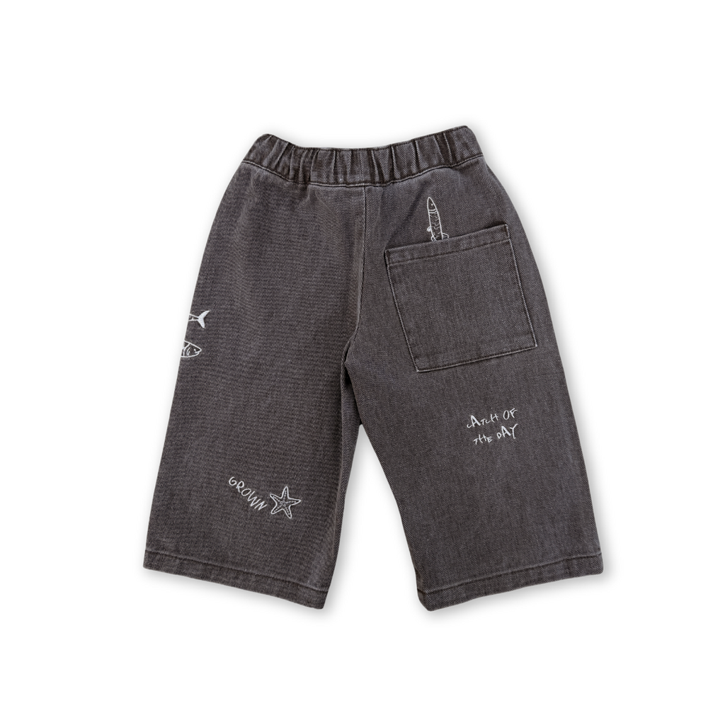 Fishy Business Denim Jeans - Ash