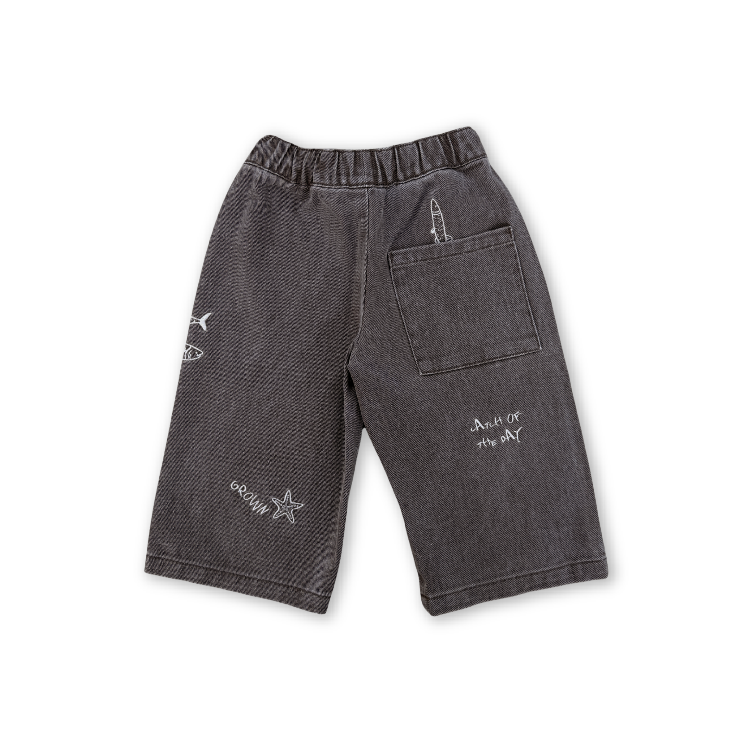Fishy Business Denim Jeans - Ash