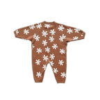 Organic Knit Zip Starsuit - Starlight