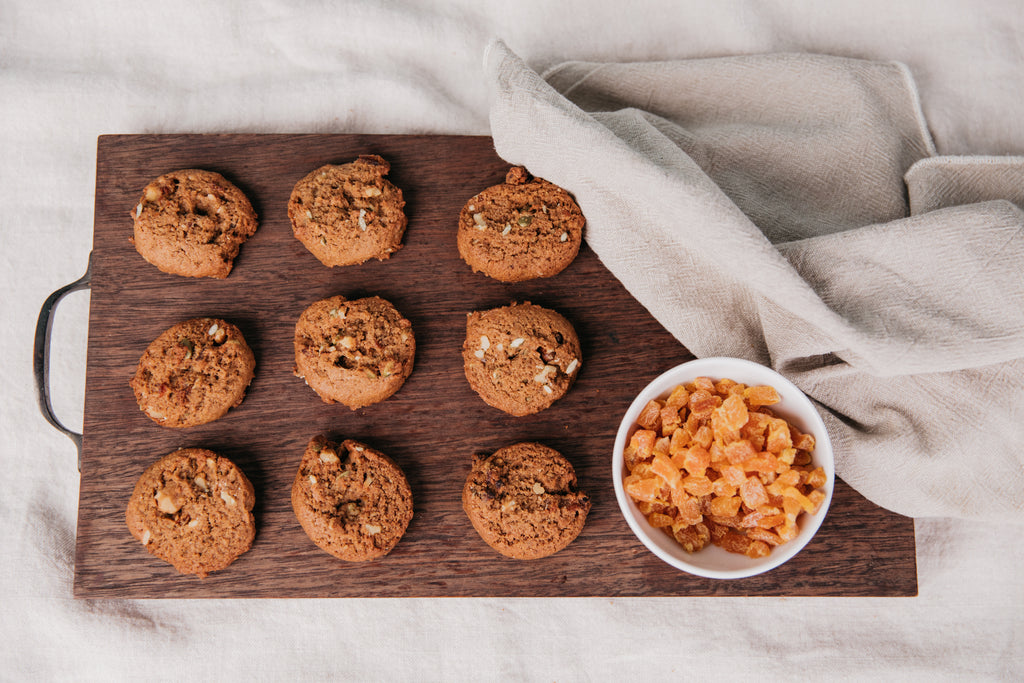 Belly Bump Pregnancy Biscuits - Ginger and Apricot