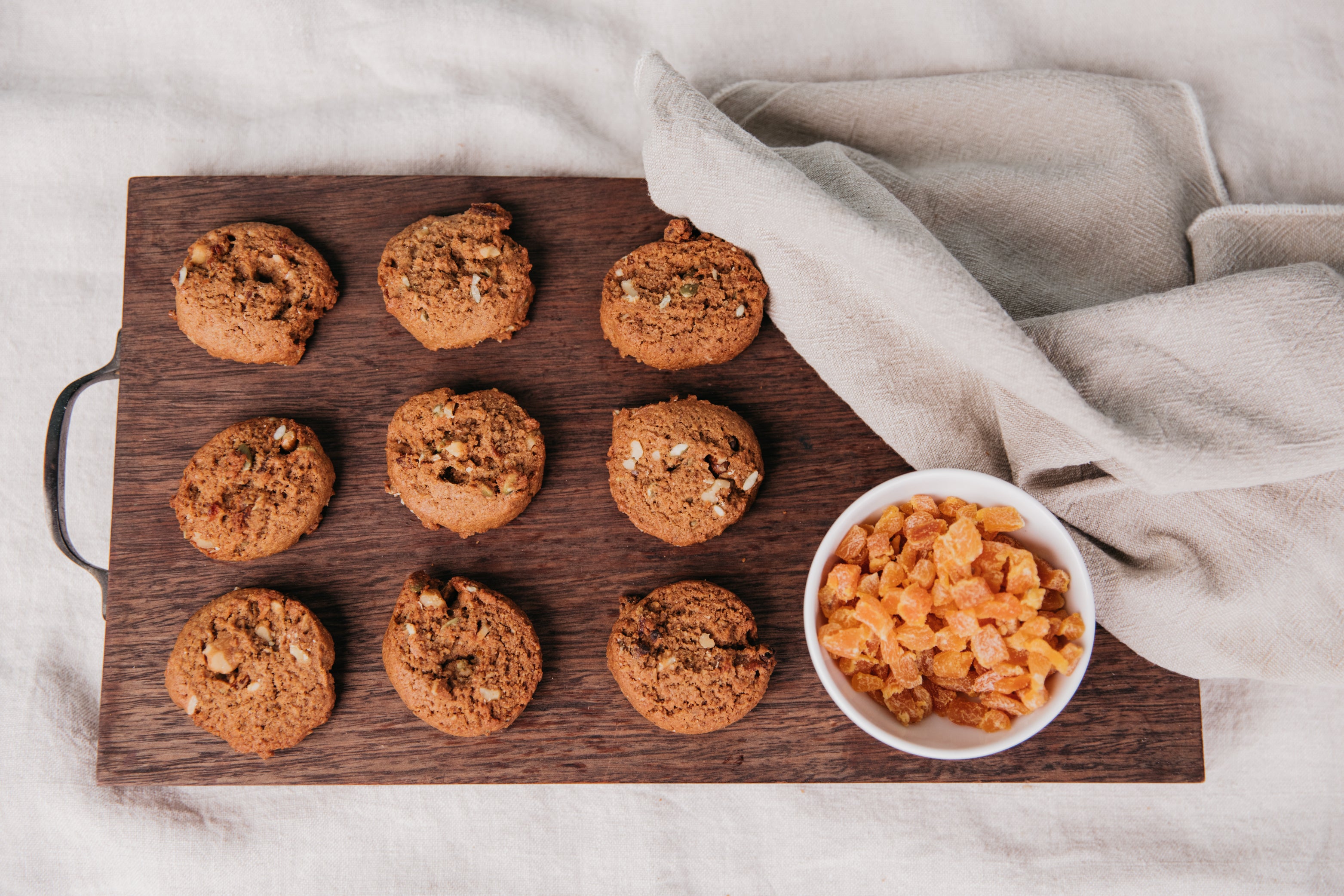 Belly Bump Pregnancy Biscuits - Ginger and Apricot