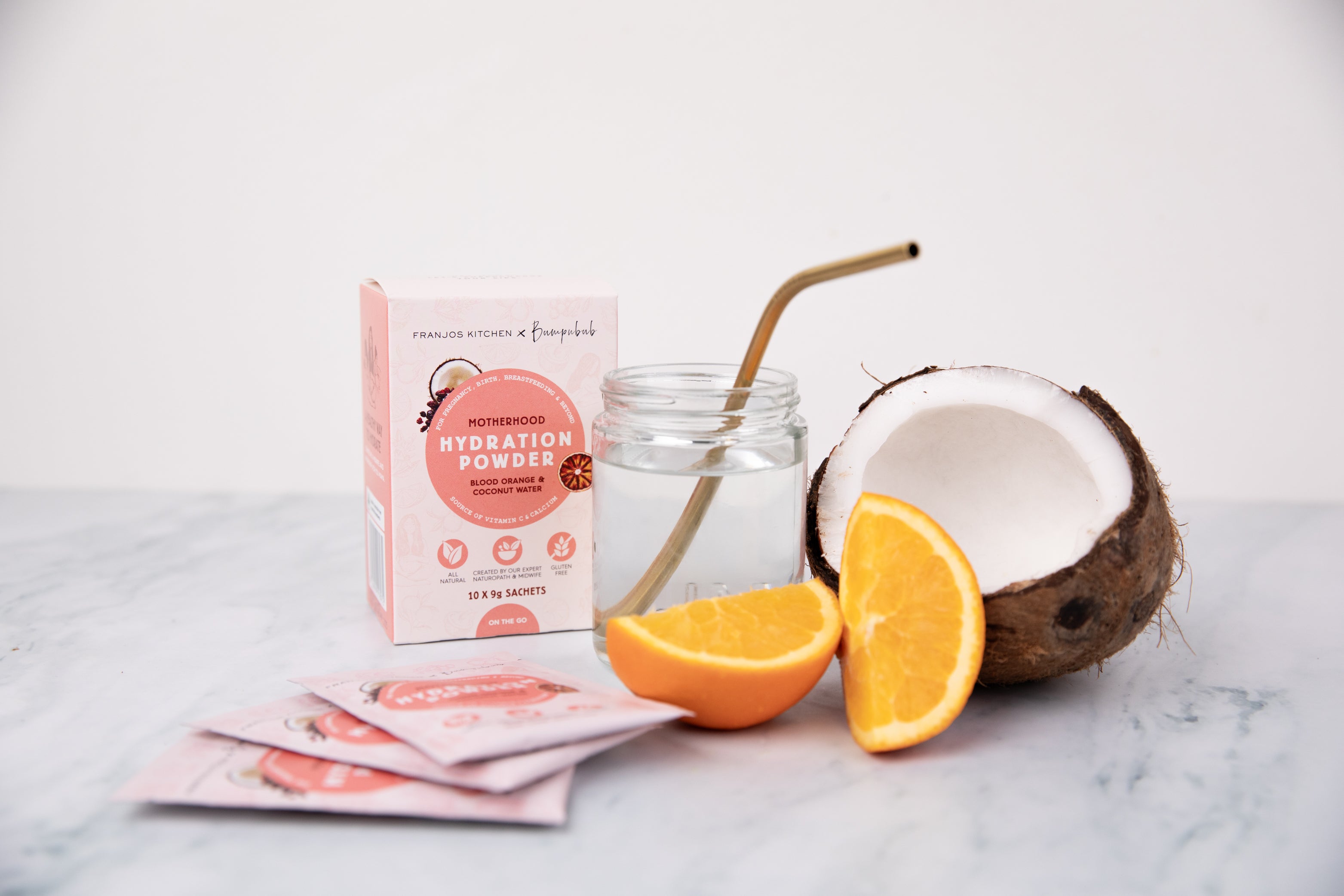 On-The-Go Motherhood Hydration Box - Blood Orange