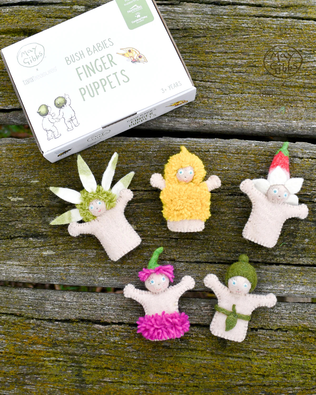 May Gibbs - Bush Babies Finger Puppets Set