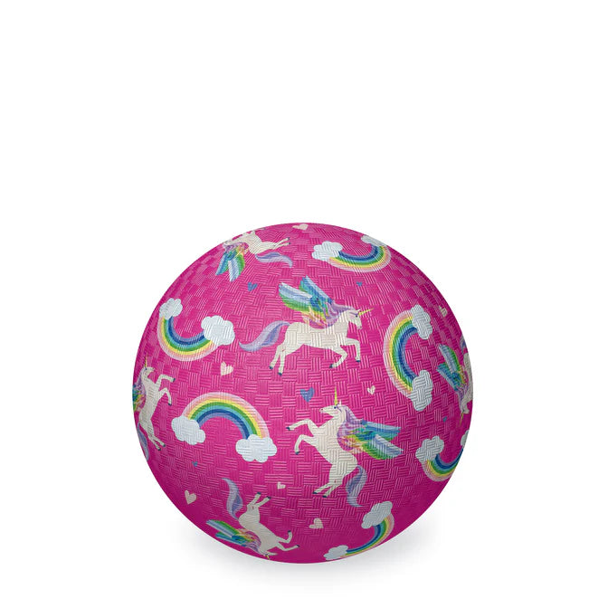 5 Inch Playground Ball - Unicorn Rainbow