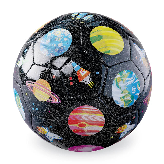 Glitter Soccer Ball - Space Exploration