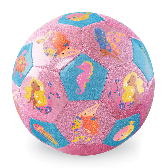 Glitter Soccer Ball - Mermaid Friends