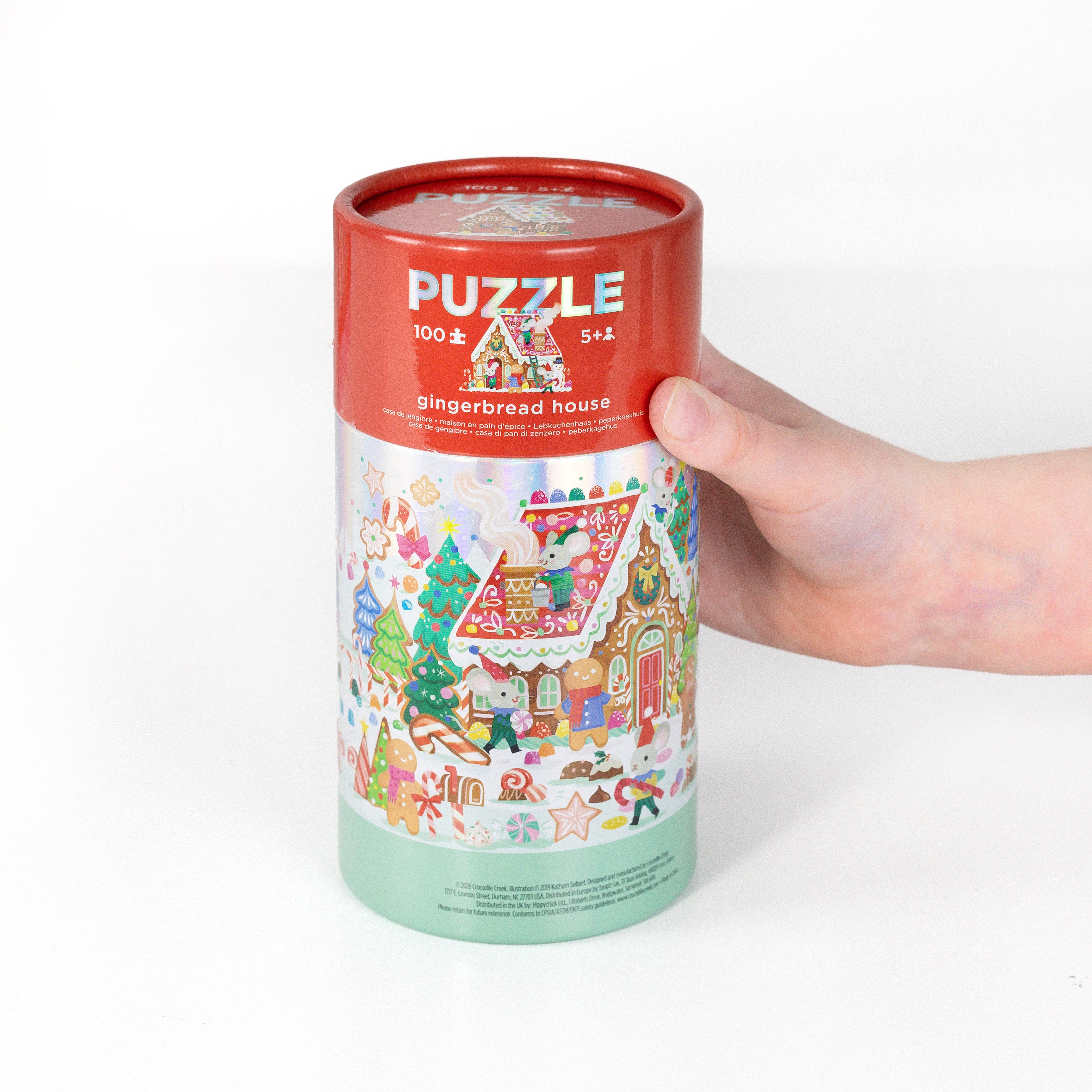 Holographic 100 piece - Gingerbread House