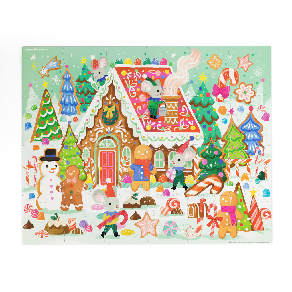 Classic Floor Puzzle 24 piece - Gingerbread House