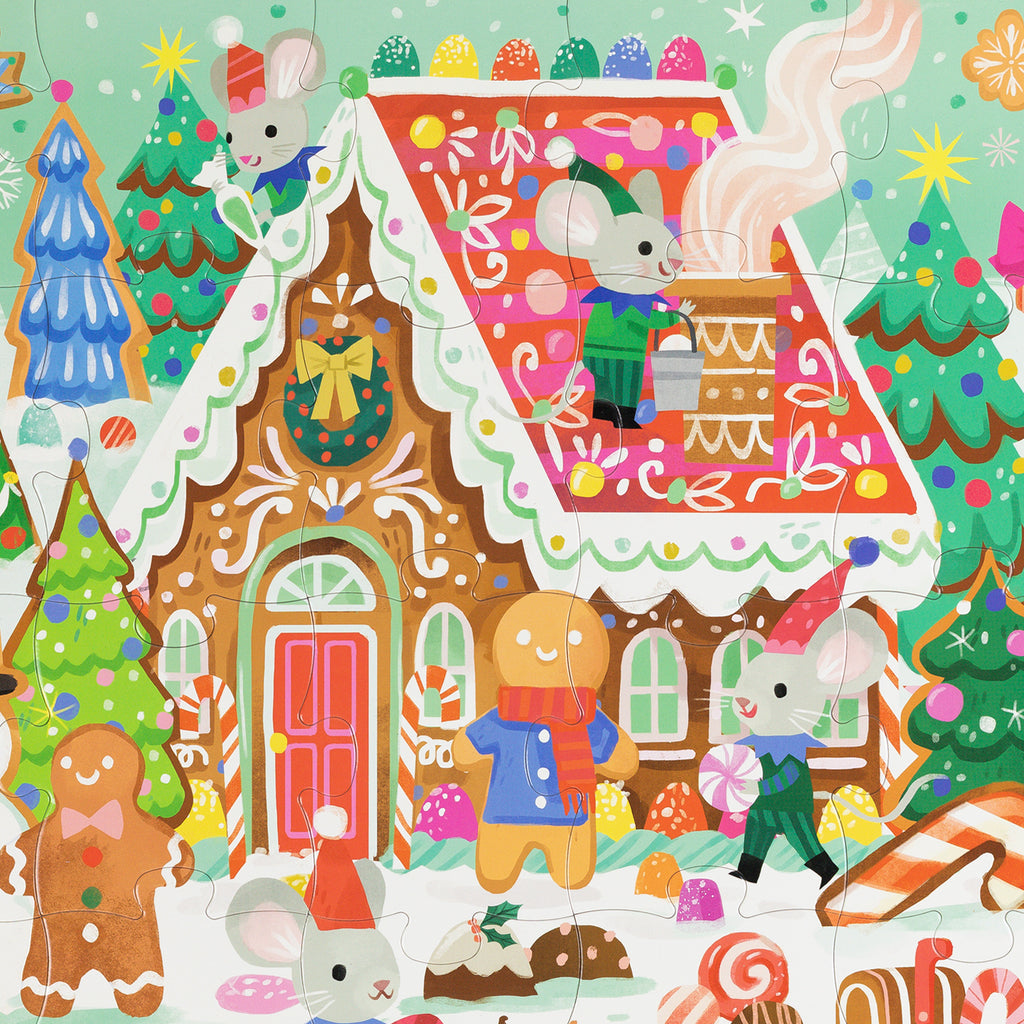 Classic Floor Puzzle 24 piece - Gingerbread House