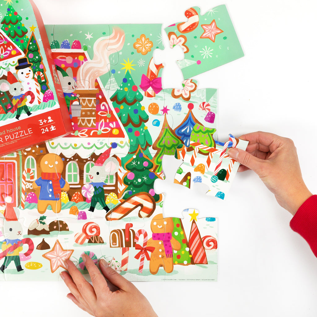 Classic Floor Puzzle 24 piece - Gingerbread House