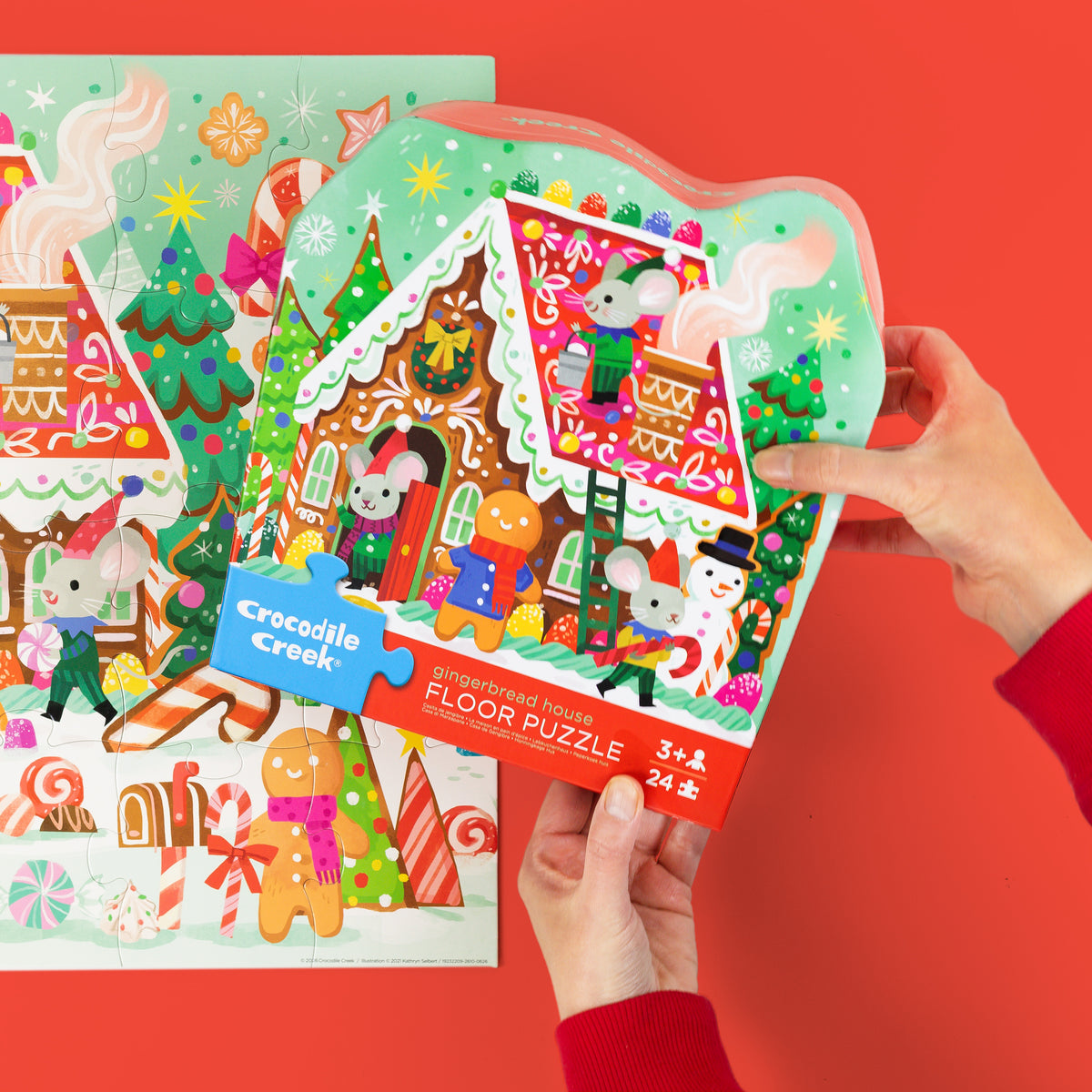 Classic Floor Puzzle 24 piece - Gingerbread House