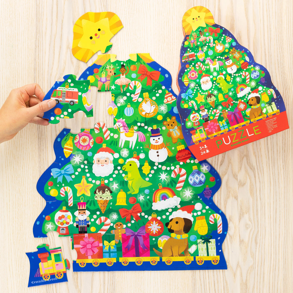 Classic Floor Puzzle 24 piece - Christmas Tree