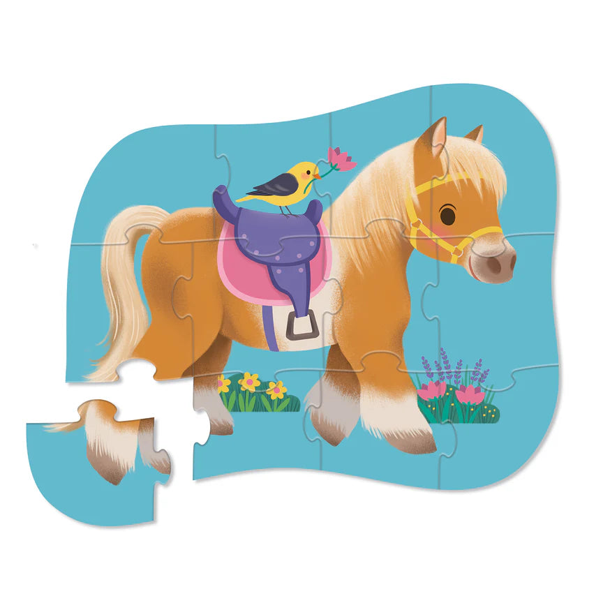 Mini Puzzle 12 Piece - Pony