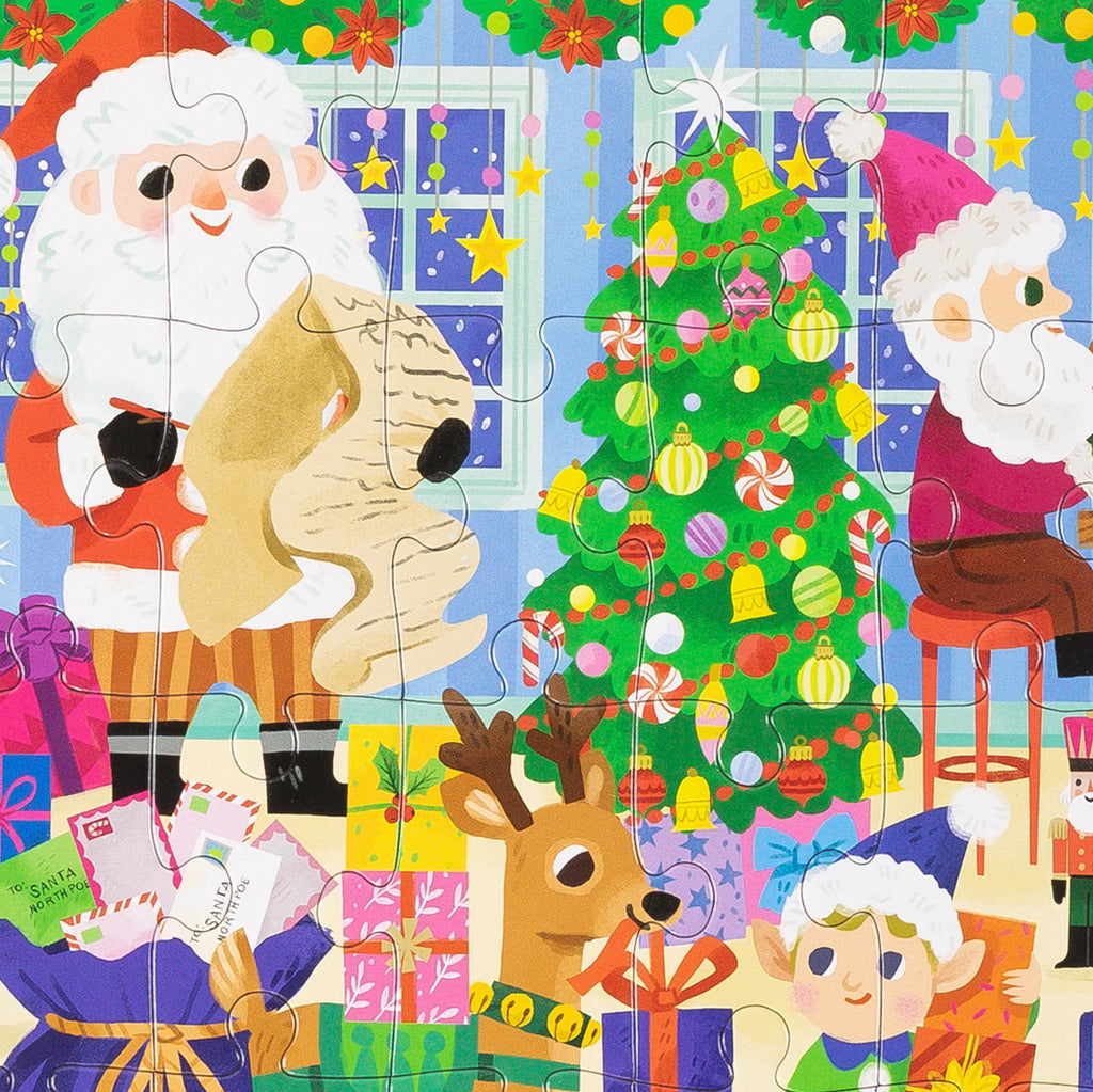 Flat House Puzzle 50 piece - Santas Workshop