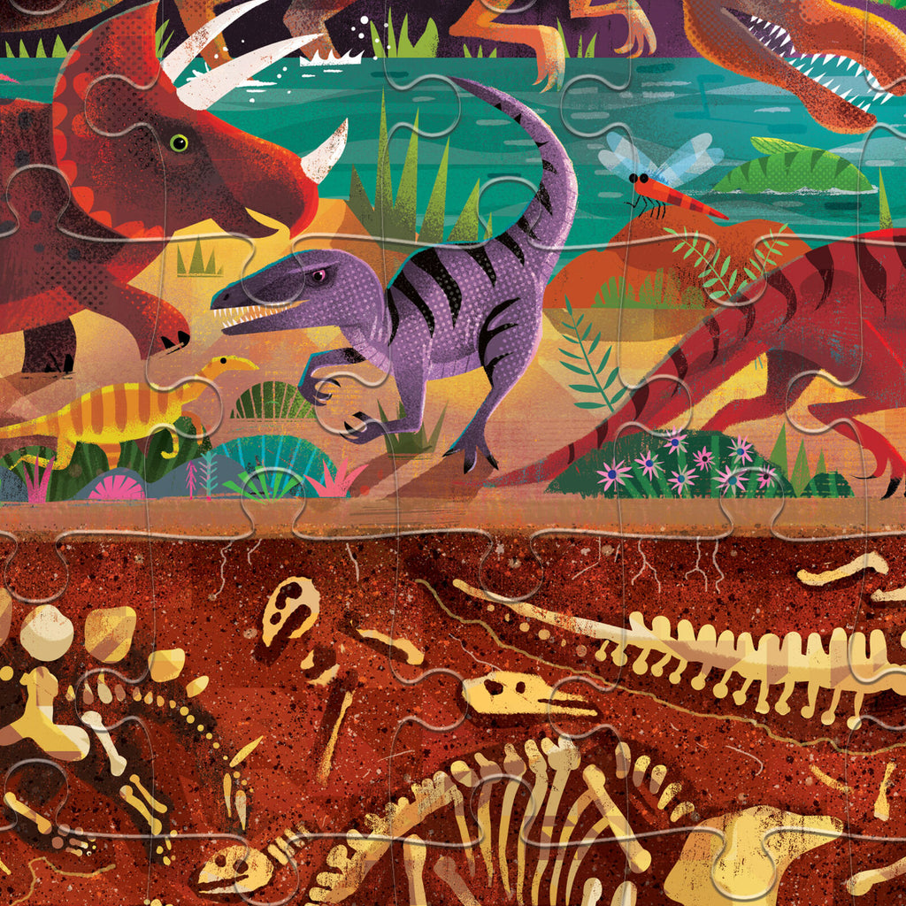 Above and Below 60 Piece - Dinosaur