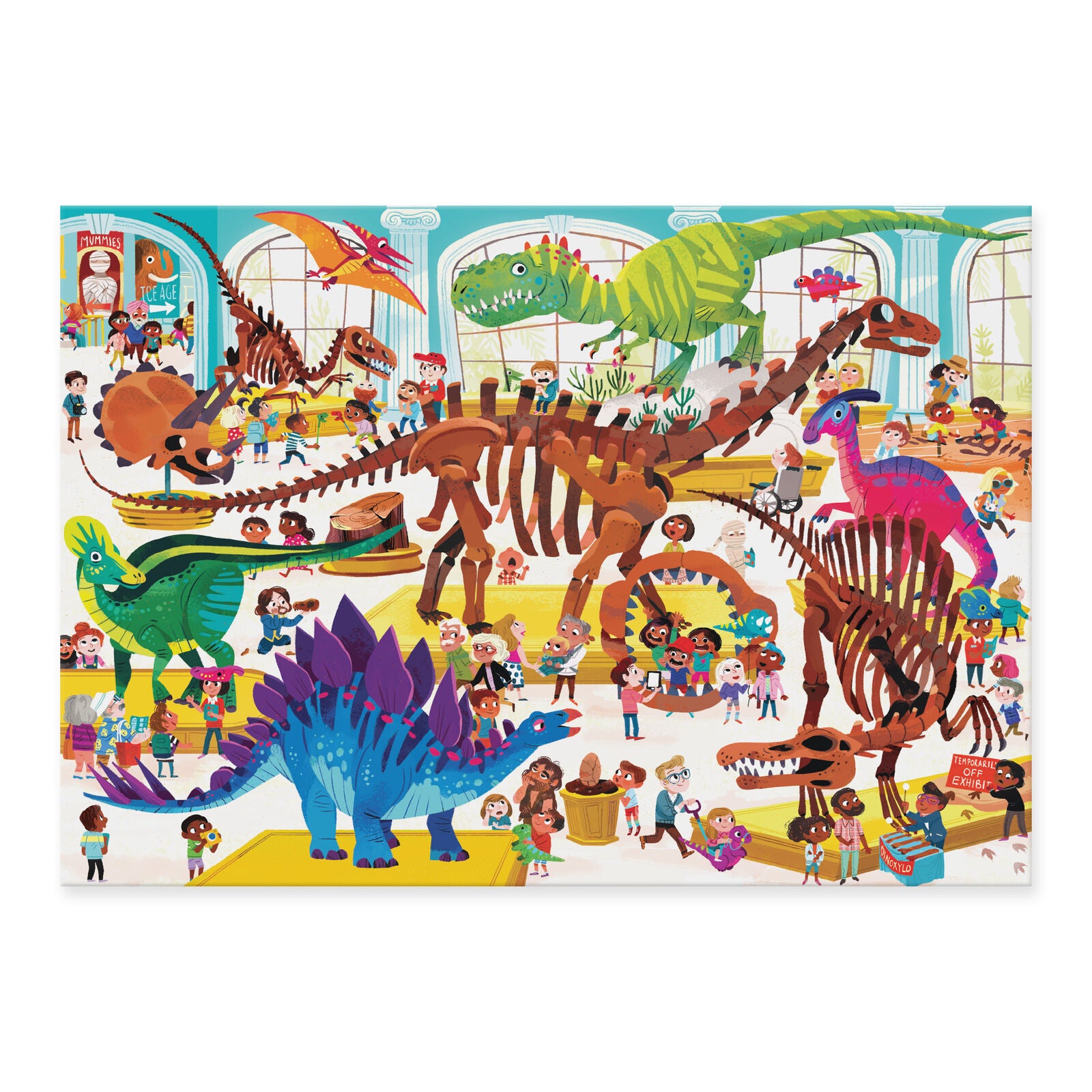 Day at the Museum Puzzle 60 Piece - Dinosaur