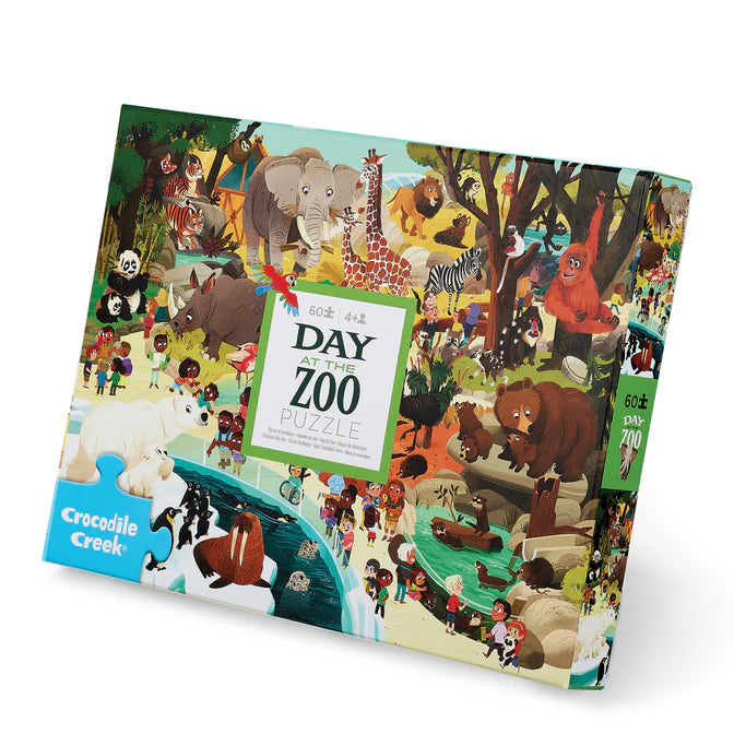Day at the Museum Puzzle 60 Piece - Zoo