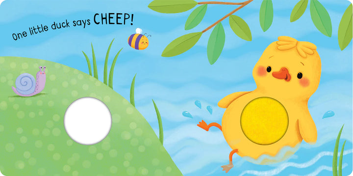 Squeaky Plush Board Book - Five Little Ducks