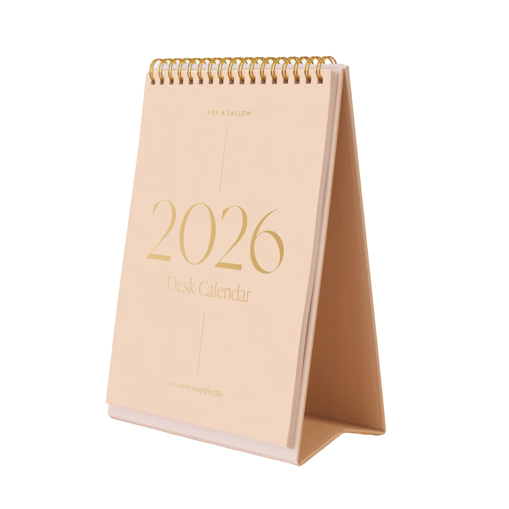 2026 Minimal Desk Calendar