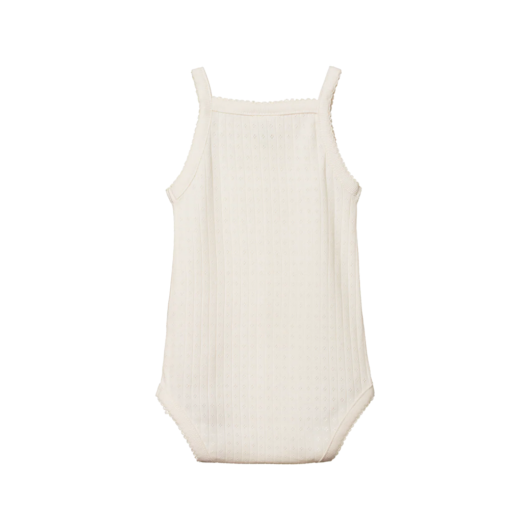 Camisole Bodysuit Pointelle - Natural