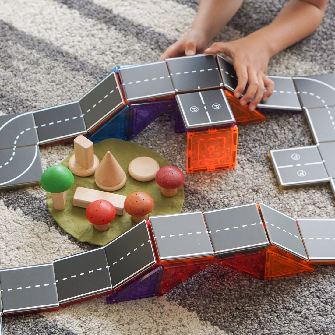 40 Piece Tile Topper - Road Pack
