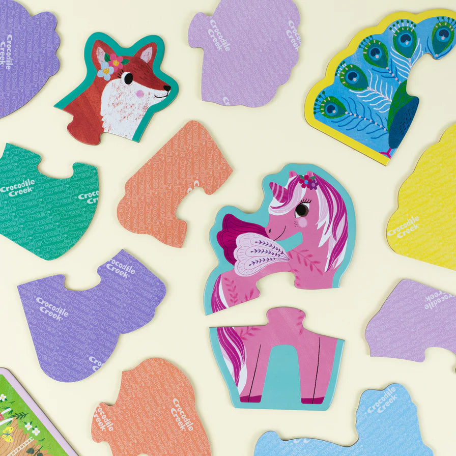 Let's Begin 2 Piece Puzzle - Unicorn